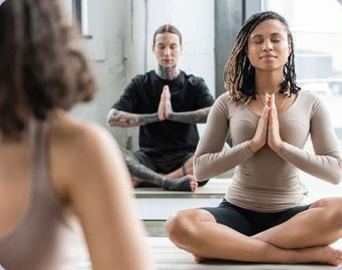 Meditation in class